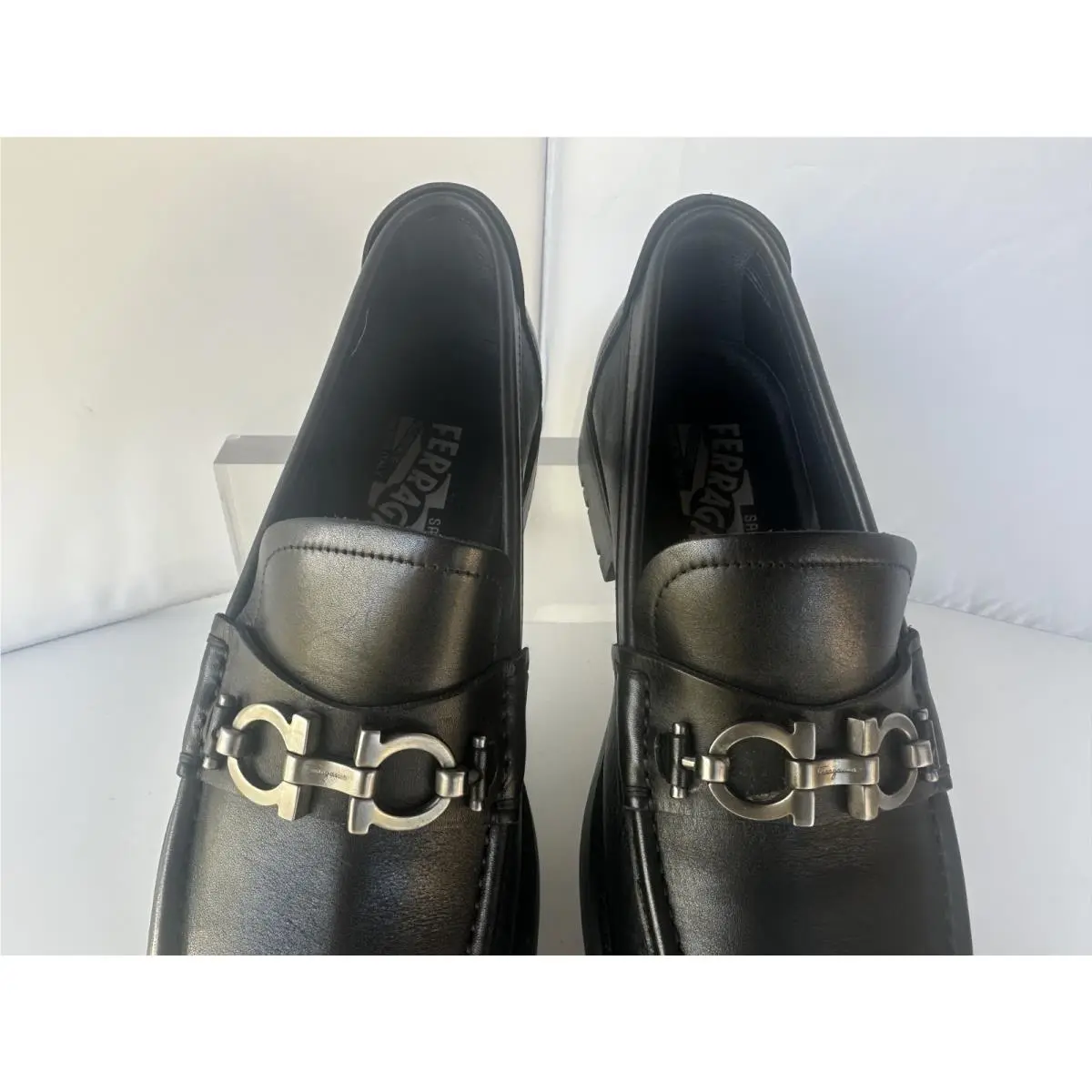 Salvatore Ferragamo shoes - loafers - loafers - Black, Main: Black (UPC: 8017577593479) 9