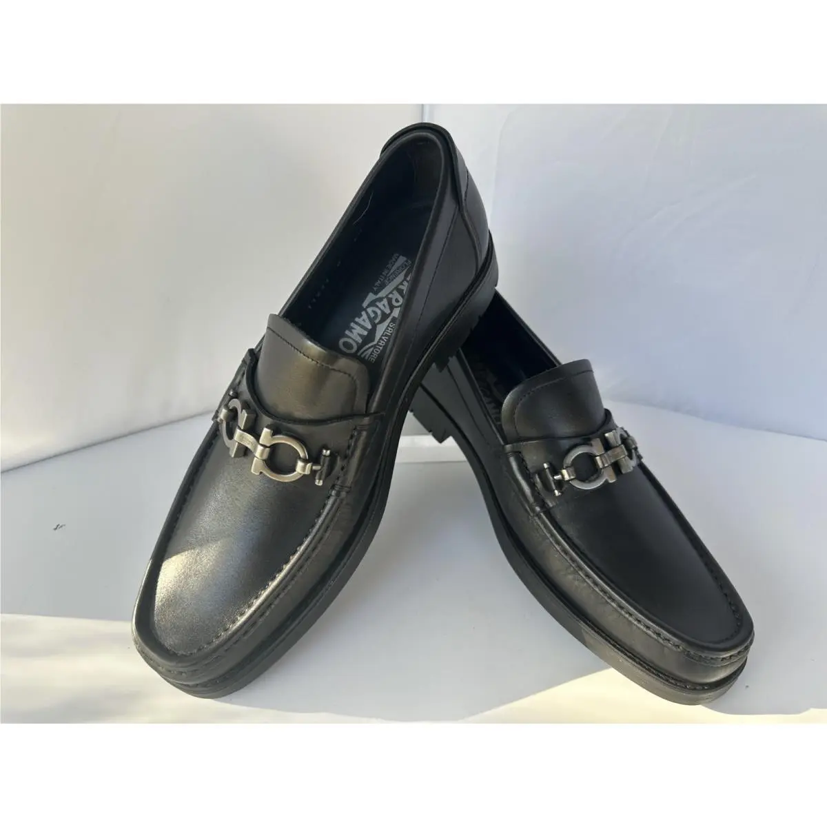 Salvatore Ferragamo shoes - loafers - loafers - Black, Main: Black (UPC: 8017577593479) 15