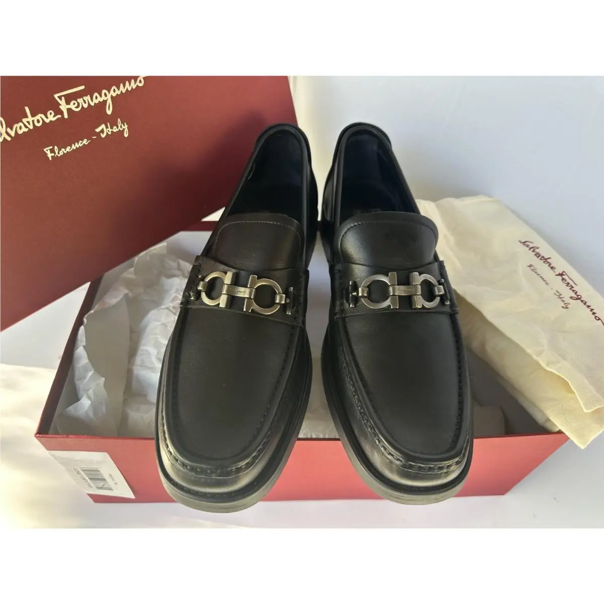 Salvatore Ferragamo shoes - loafers - loafers - Black, Main: Black (UPC: 8017577593479) 2