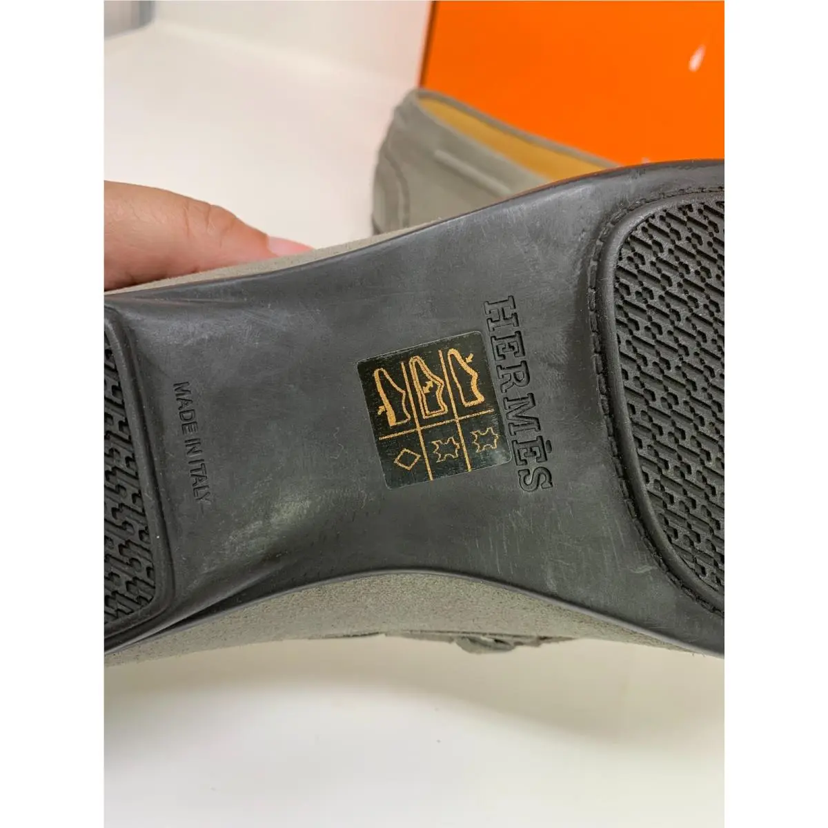 Hermes shoes - Hermes Amico - Amico - Gray 14