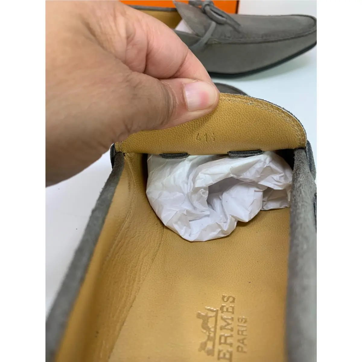 Hermes shoes - Hermes Amico - Amico - Gray 27