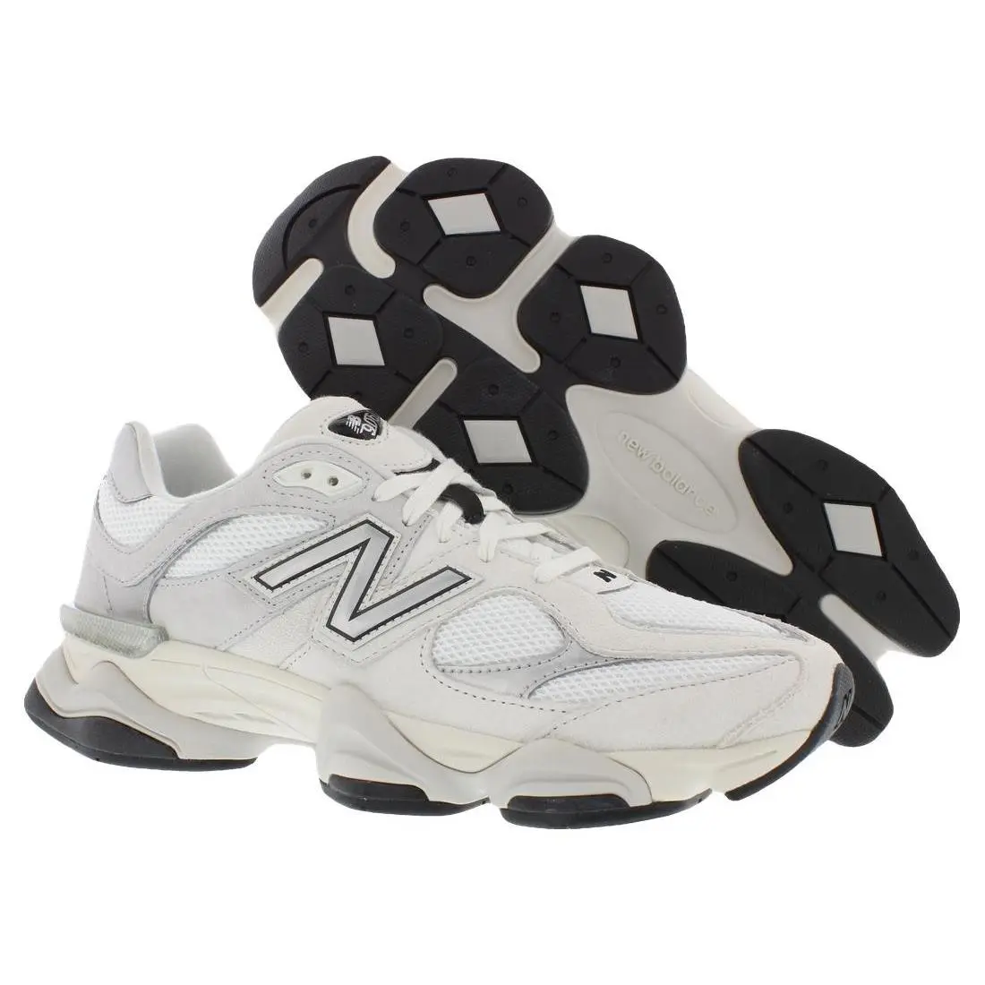 New Balance 9060 Unisex Shoes Size 10.5 Color: Grey/white
