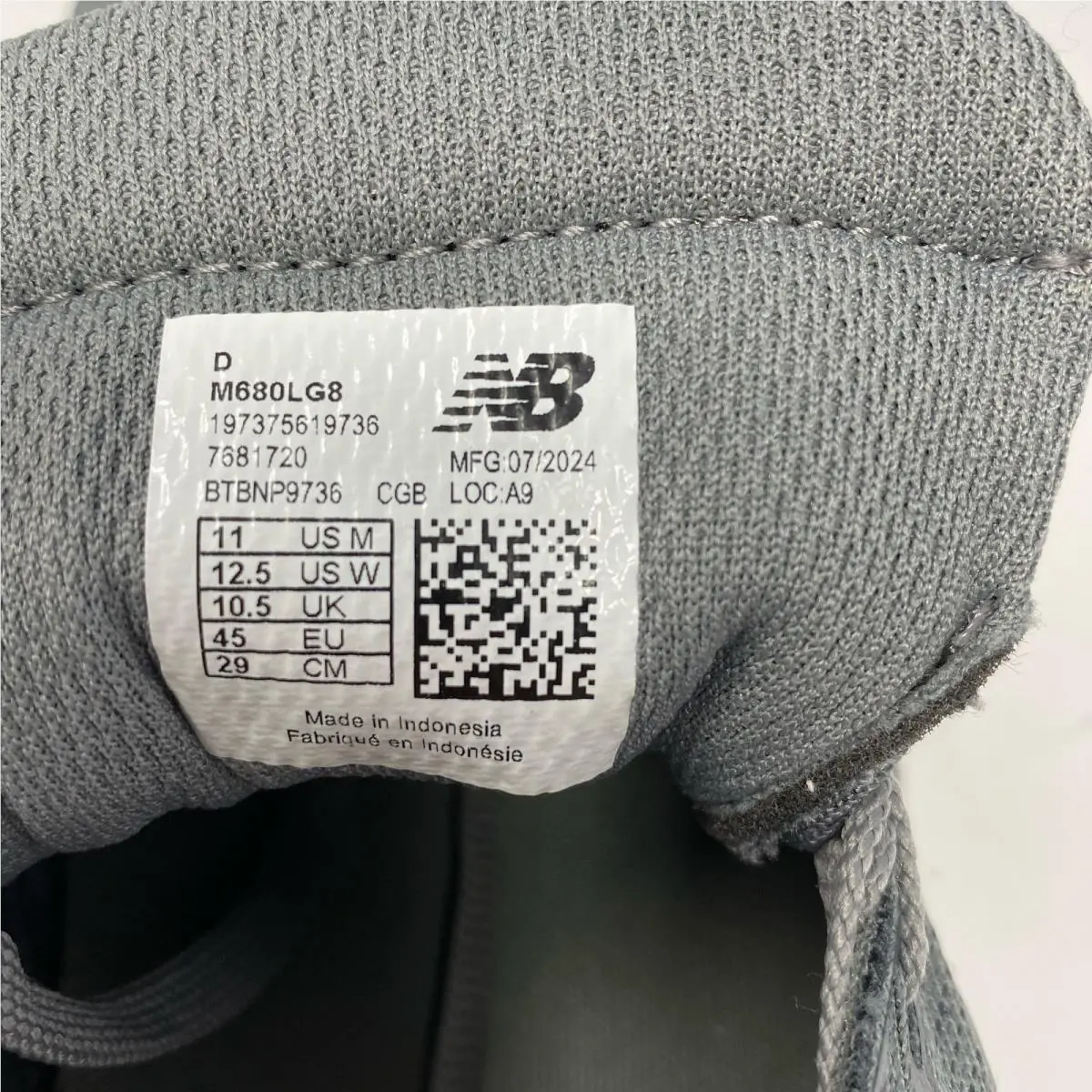 New Balance shoes - Gray (UPC: 197375619736) 0