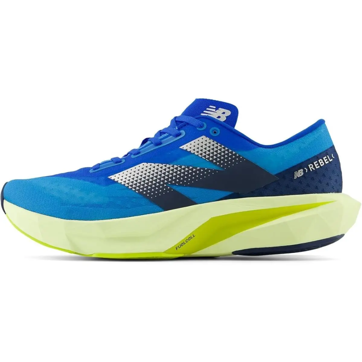 New Balance shoes - FuelCell Rebel v4 - FuelCell Rebel - MFCXLQ4 - Spice Blue / Limelight / Blue Oasis (UPC: 197375647838) 3