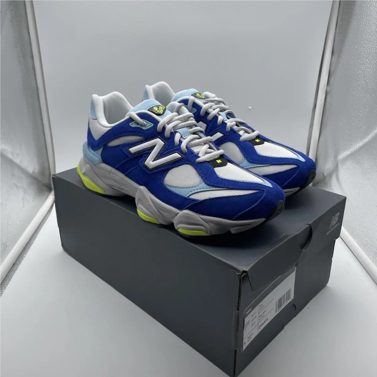 9060 Sneakers Kids US Big Kid 7 Blue Suede Lace Up Shoes G9060215 by New Balance