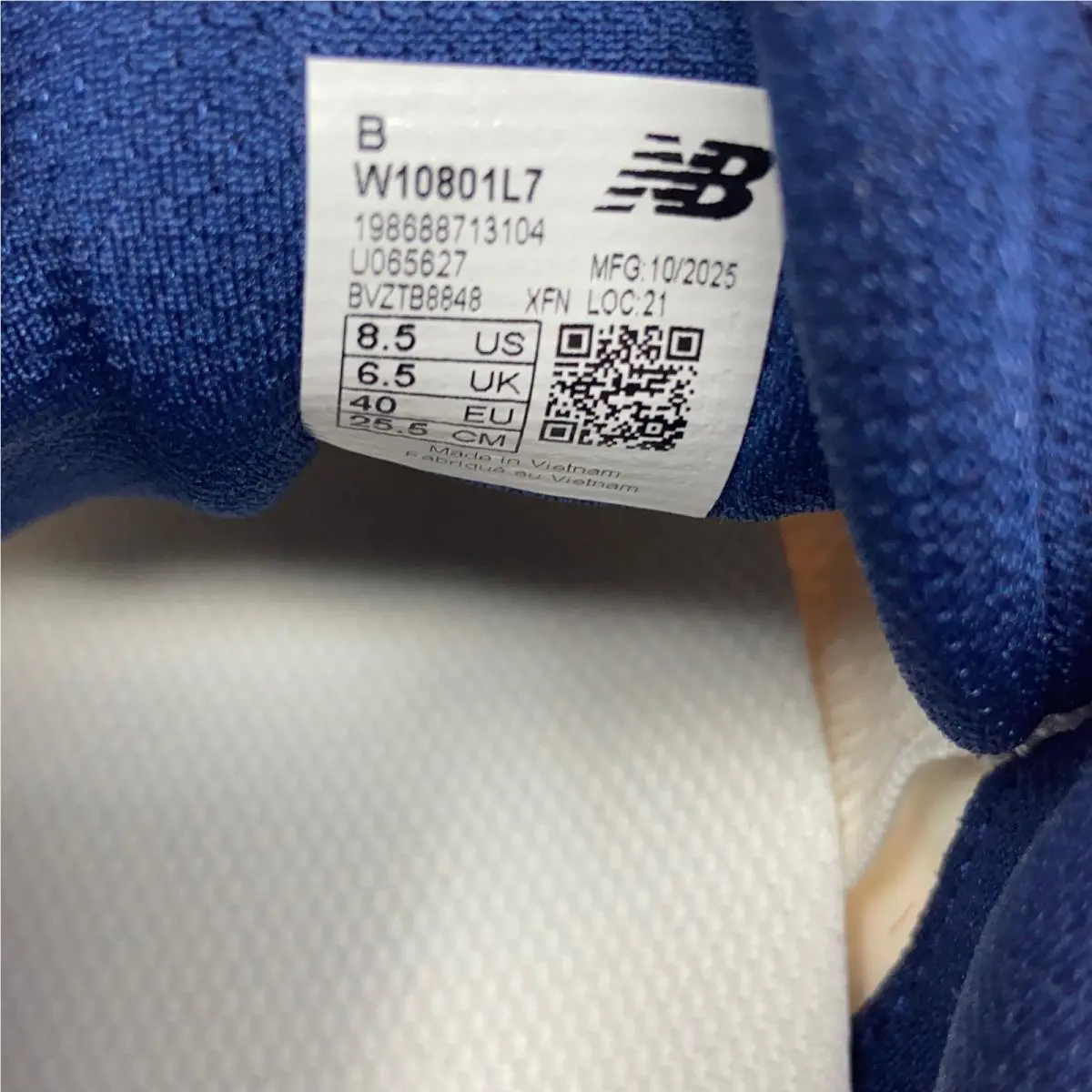 New Balance shoes - Fresh Foam X 1080v15 - Fresh Foam - Blue (UPC: 198688713104) 4