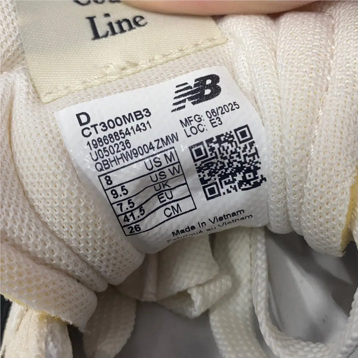 New Balance shoes - Linen/Black/Mushroom (UPC: 198688541431) 3