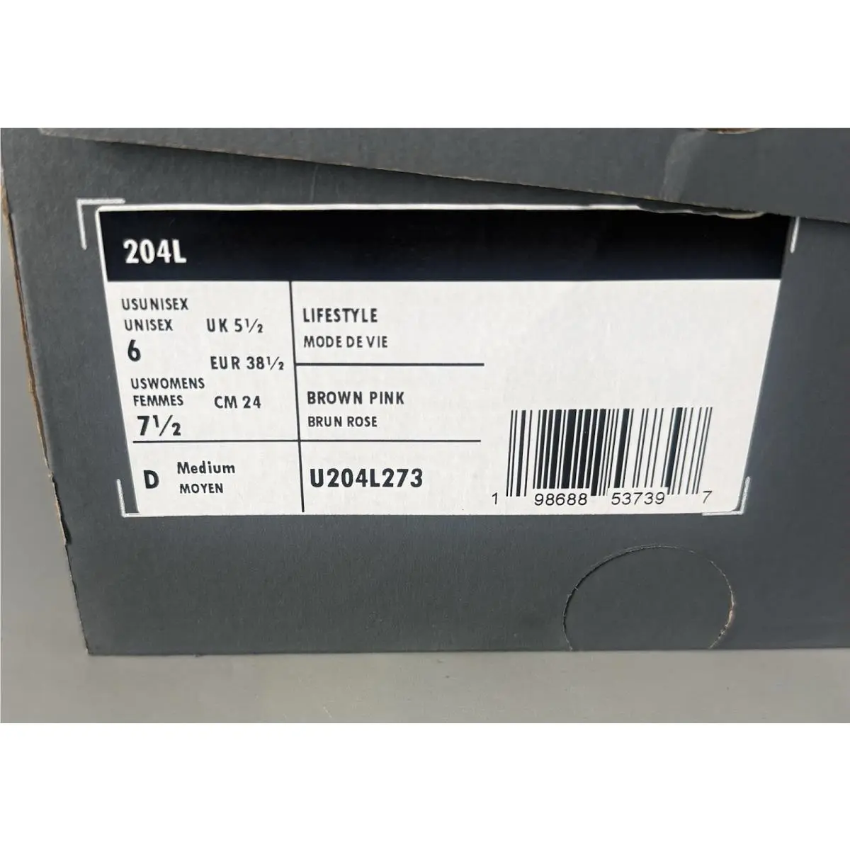 New Balance shoes - New Balance 204L - Brown Pink (UPC: 0198688537434) 9