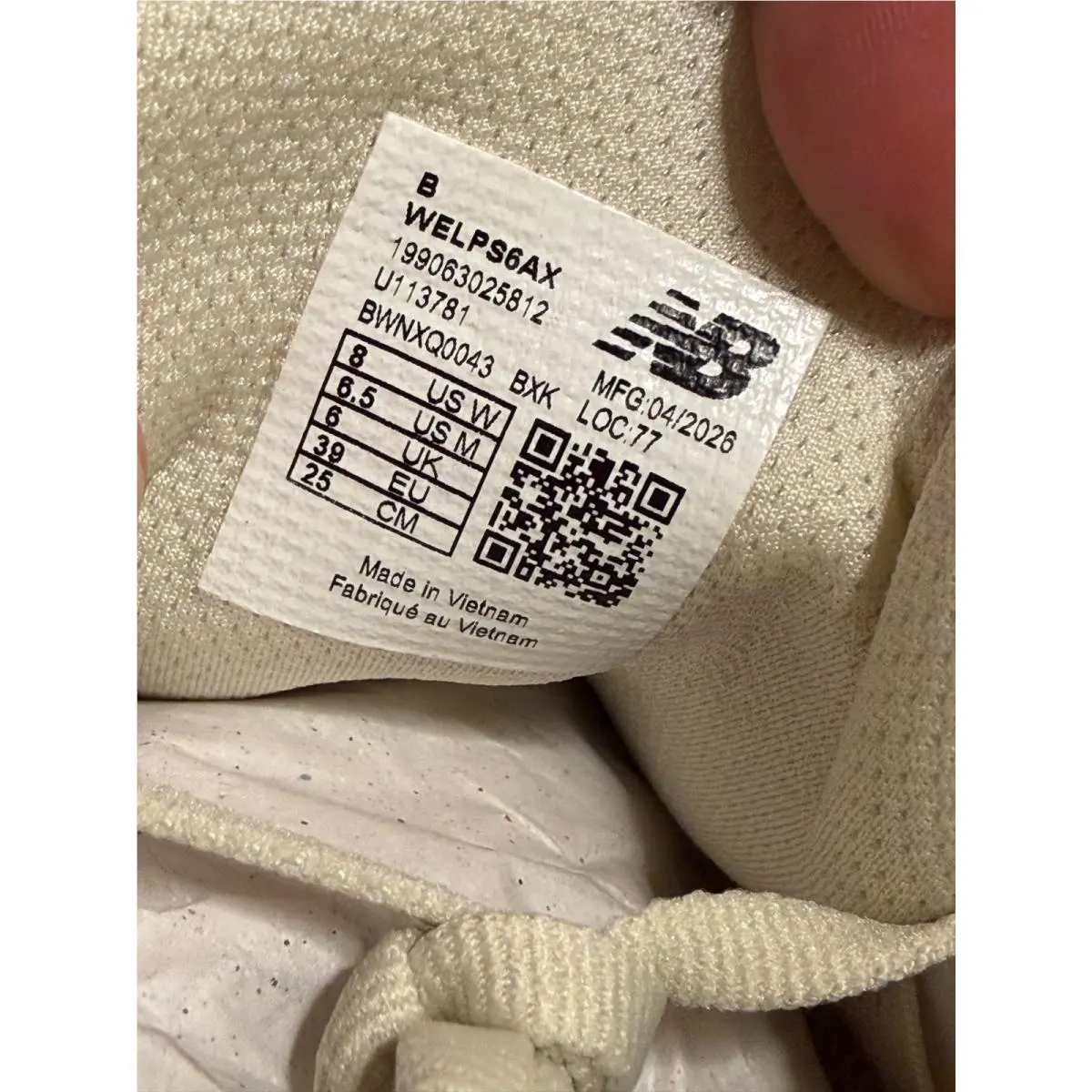 New Balance shoes - Ellipse v1 - Ellipse - White, Blue, Cream 9