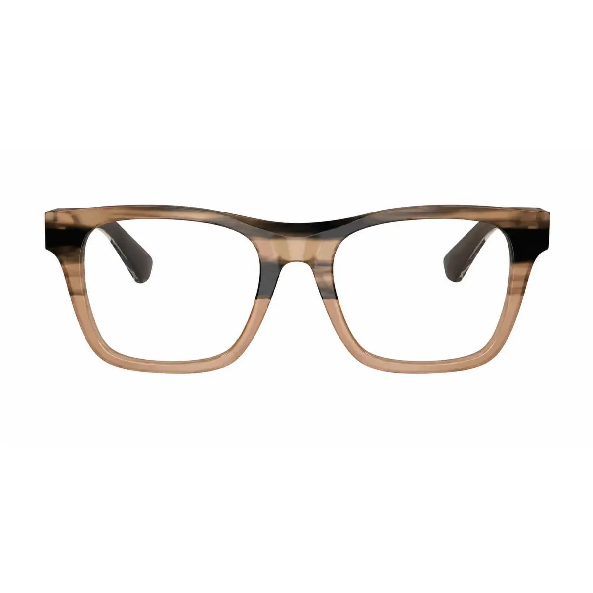 Burberry BE 2445 4207 Striped Beige Plastic Square Eyeglasses 50mm
