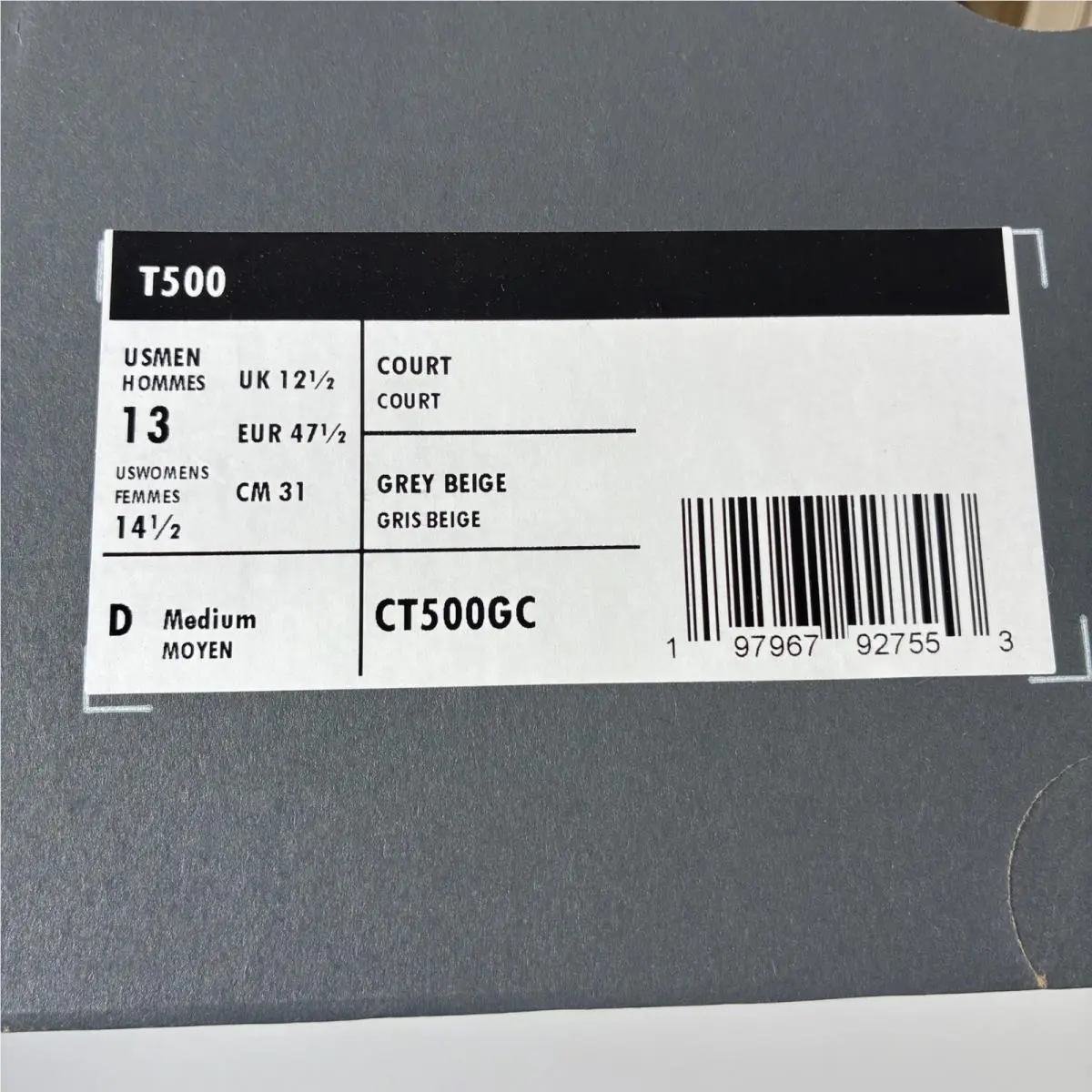 New Balance shoes - New Balance T500 - Gray 0