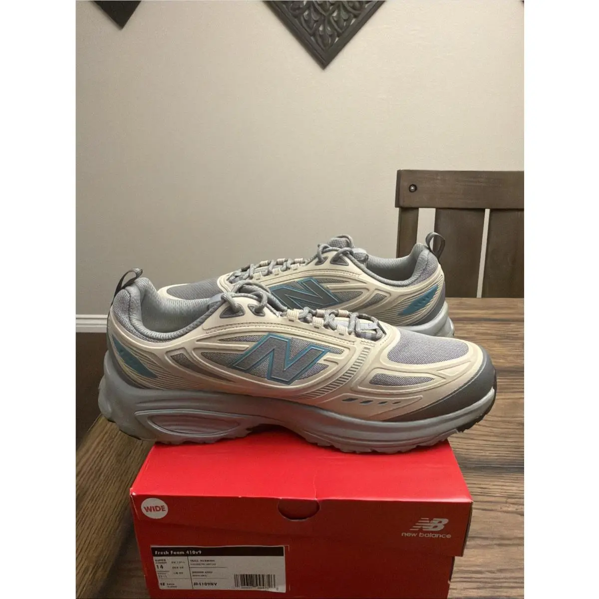 New Balance shoes - NEW BALANCE Fresh Foam 410 V9 - M4109NV NBPFGB147T - Dark Gray / Dark Beige 3