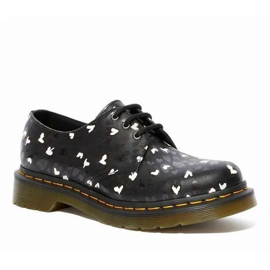 1461 Leather Wild Heart Printed Oxford Shoes 25484001 by Dr. Martens