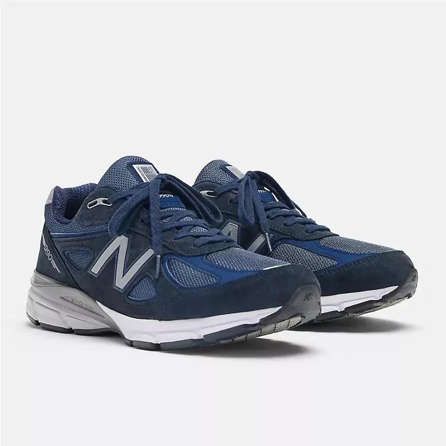 New Balance 990 v4 Sneakers Made in Usa Navy 990NV4 Men’s Size 9 2A