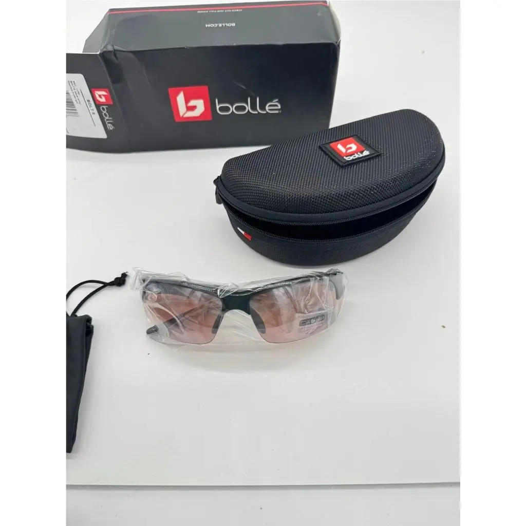 Bolt S Sunglasses Shiny Black Frame Modulator V3 Golf Oleo AF Lens 11781 by Bolle