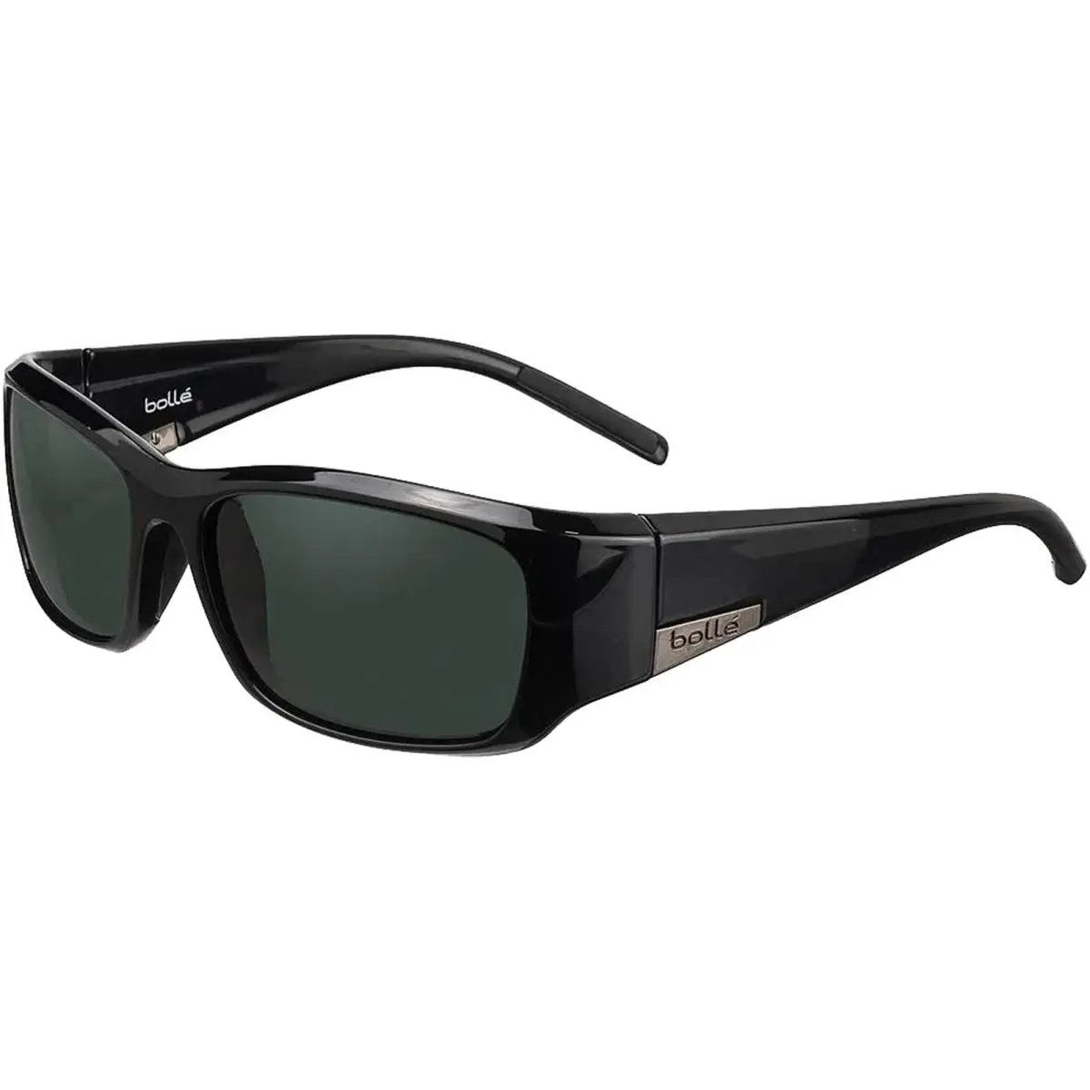 Origin Polarized Black Fade Rectangle Wrap Sunglasses - 11018 by Bolle