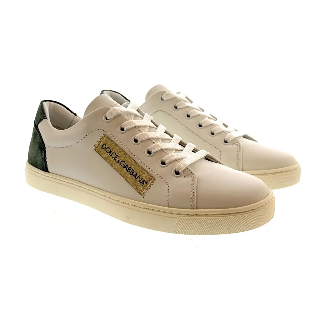 Dolce Gabbana White Classic Court Womens Sneakers-38.5