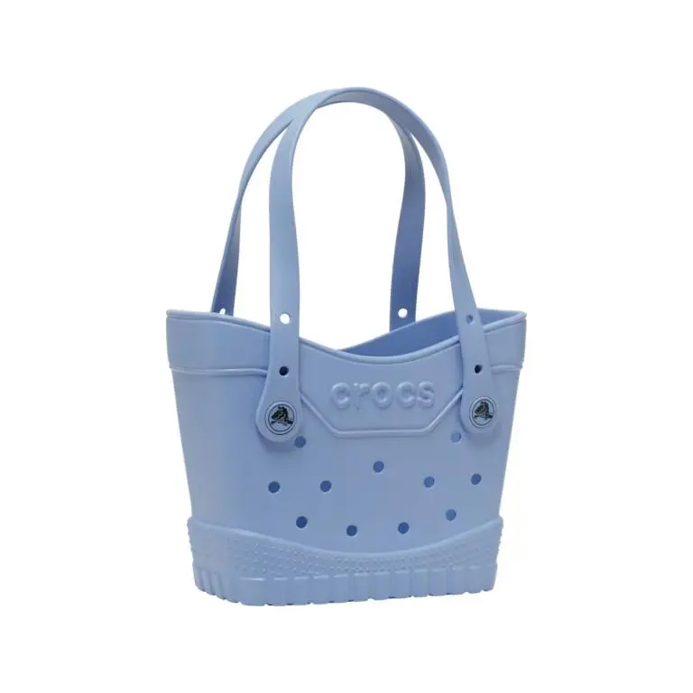 Classic Small Tote Bags-shoulder Bag Beach and Pool Bag-add Jibbitz Charm Blue haze by Crocs