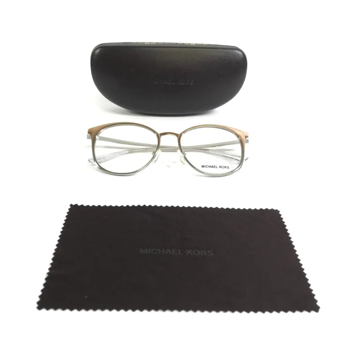 Eyeglasses Frame MK3022 Orleans 1108 Rose Gold Silver 53-18-140 by Michael Kors