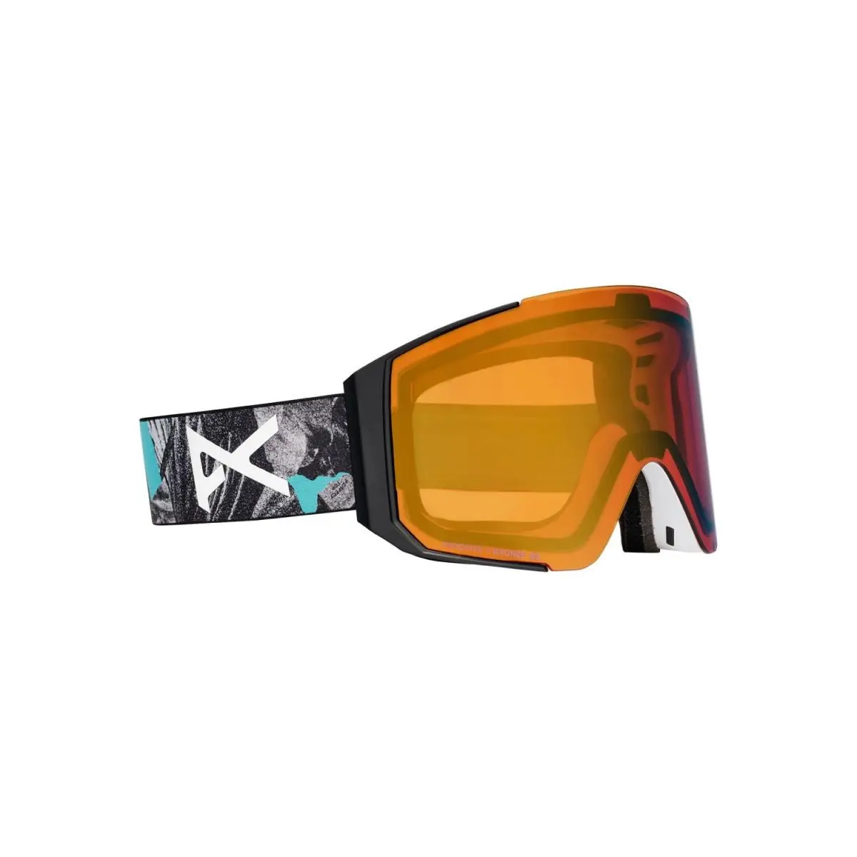 Sync Snow Goggles Grunge Frame Perceive Sunny Bronze Lens by Anon