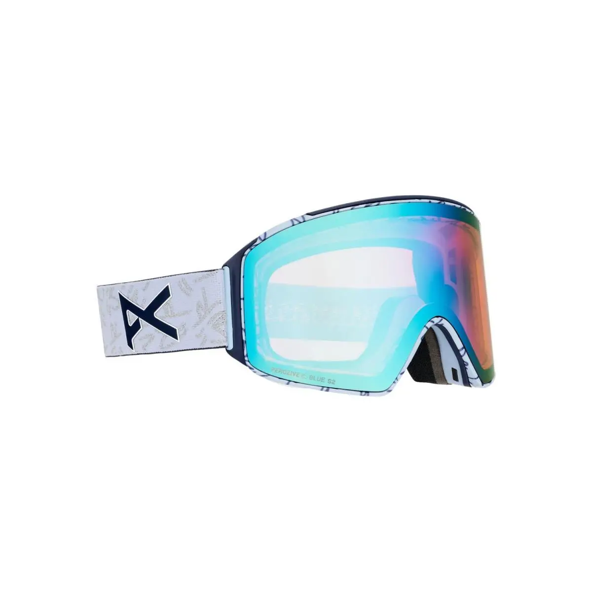 M4 Cylindrical Snow Goggles LB Midnight Gus Frame Perceive Variable Blue by Anon