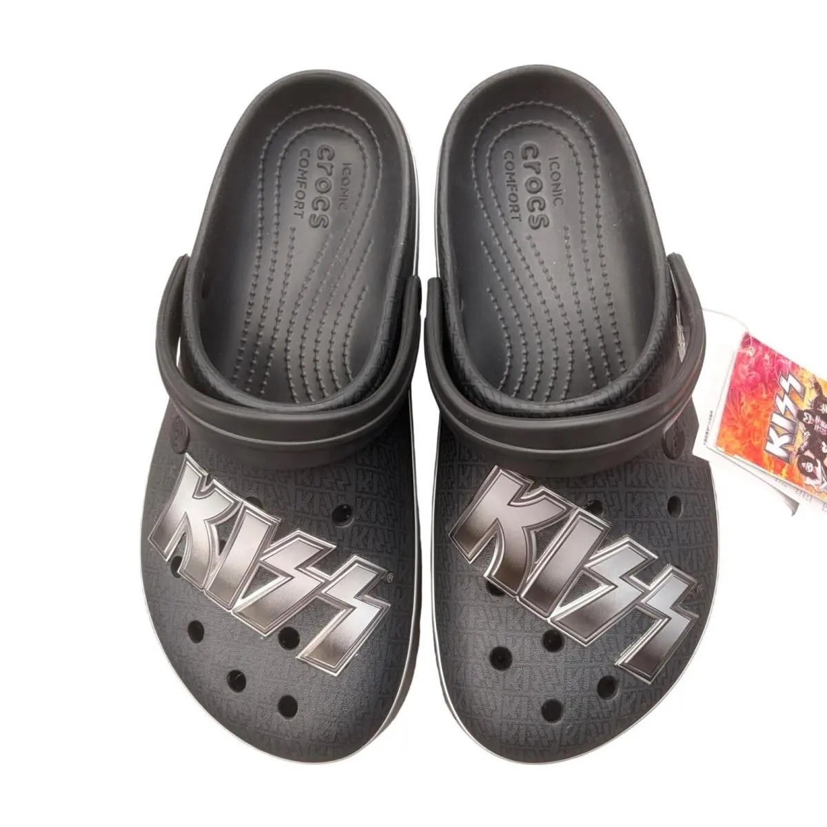 Crocs shoes - Crocs x KISS Crocband Platform Clog - Black 8