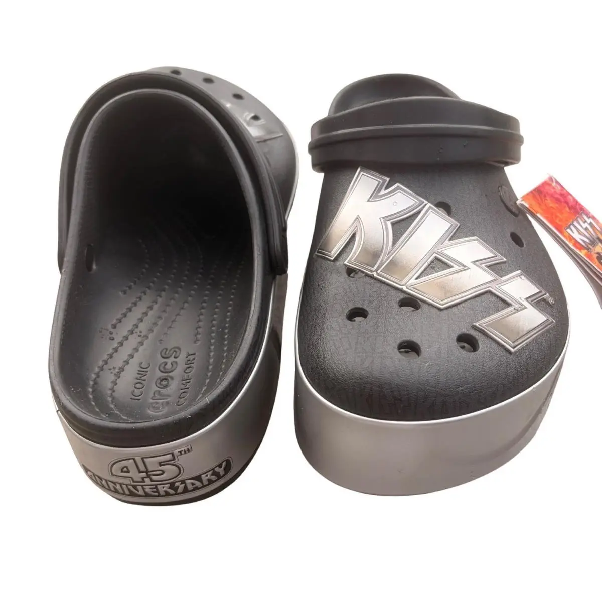 Crocs shoes - Crocs x KISS Crocband Platform Clog - Black 10