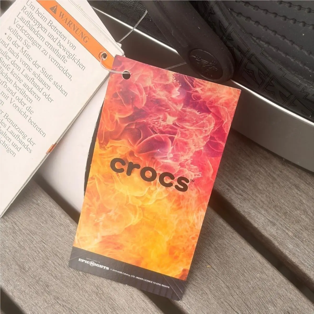 Crocs shoes - Crocs x KISS Crocband Platform Clog - Black 1