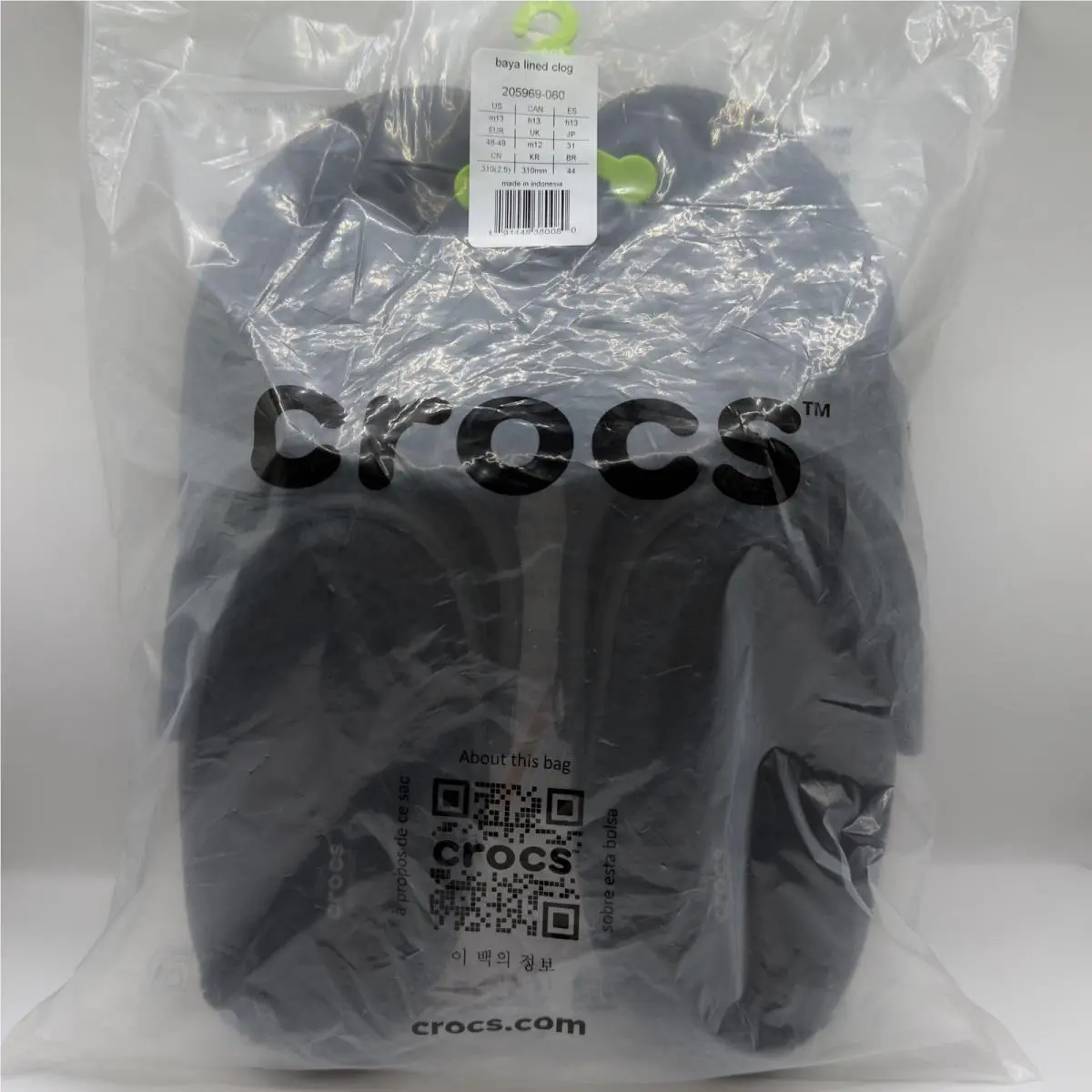 Crocs shoes - Crocs Baya Lined Clog - Baya Lined Clog - Black (UPC: 0191448380080) 4