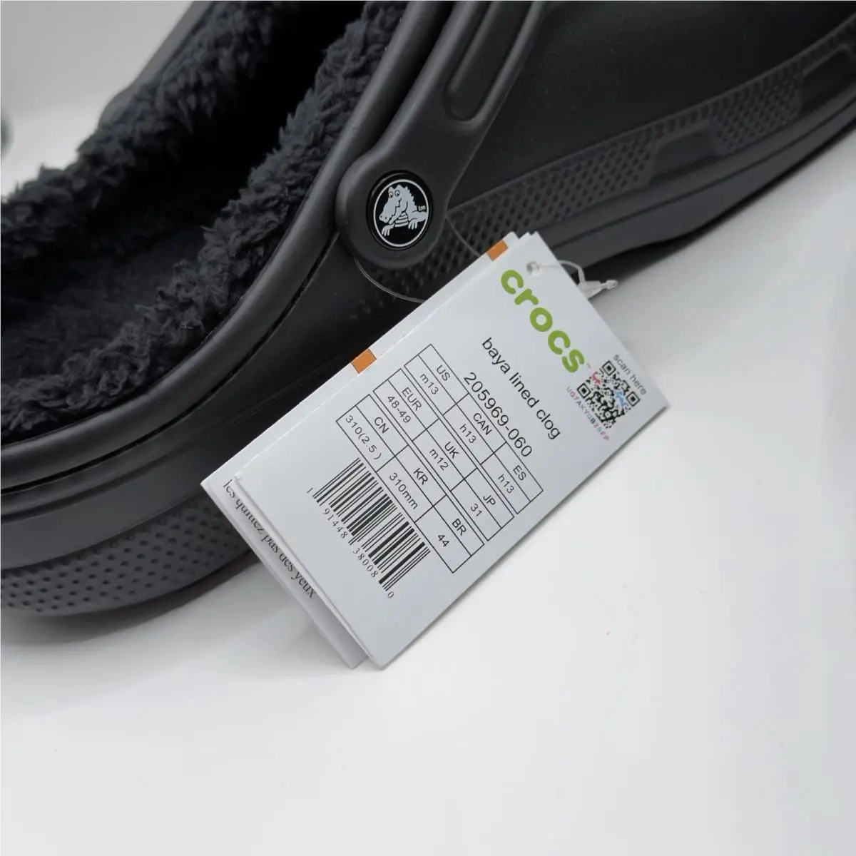 Crocs shoes - Crocs Baya Lined Clog - Baya Lined Clog - Black (UPC: 0191448380080) 5