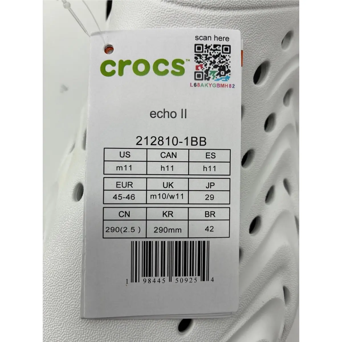 Crocs shoes - Echo II Moon Burst - Echo Moon Burst - White 1