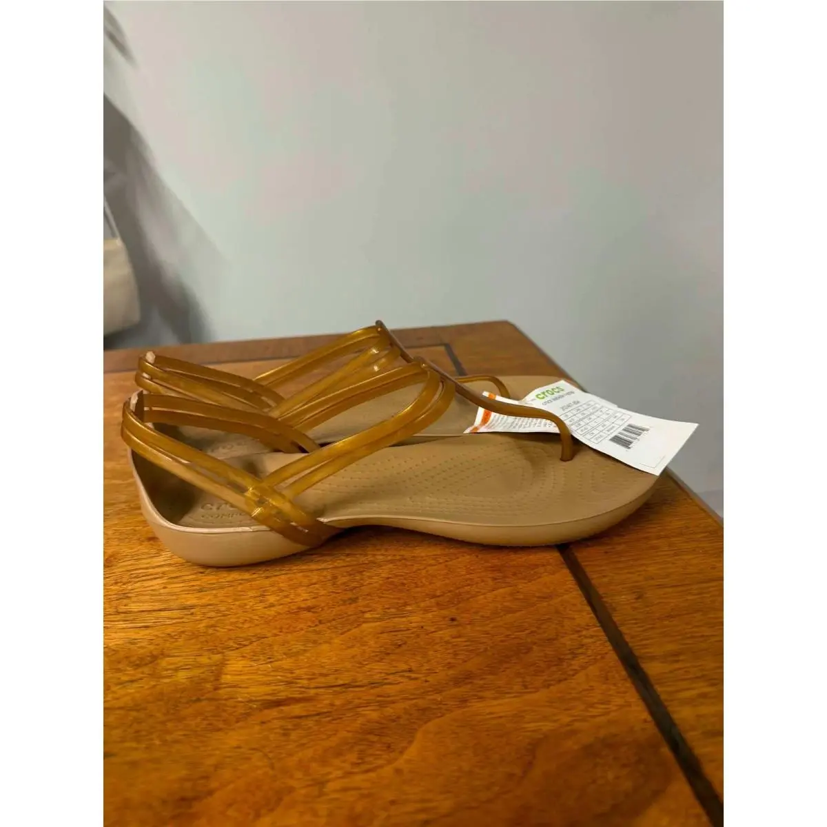 Crocs shoes - Crocs Isabella T-Strap - Isabella - Beige 0