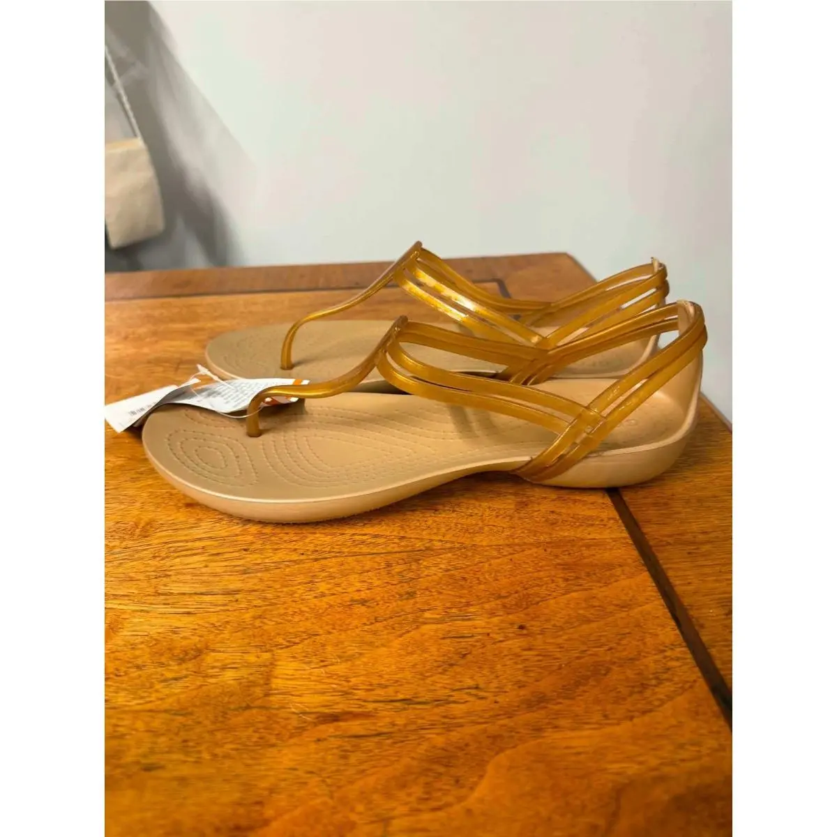 Crocs shoes - Crocs Isabella T-Strap - Isabella - Beige 2