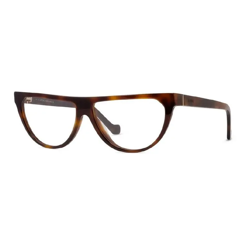 LW50023I 052 Women`s Designer Eyeglasses Dark Havana Acetate Frame by Loewe