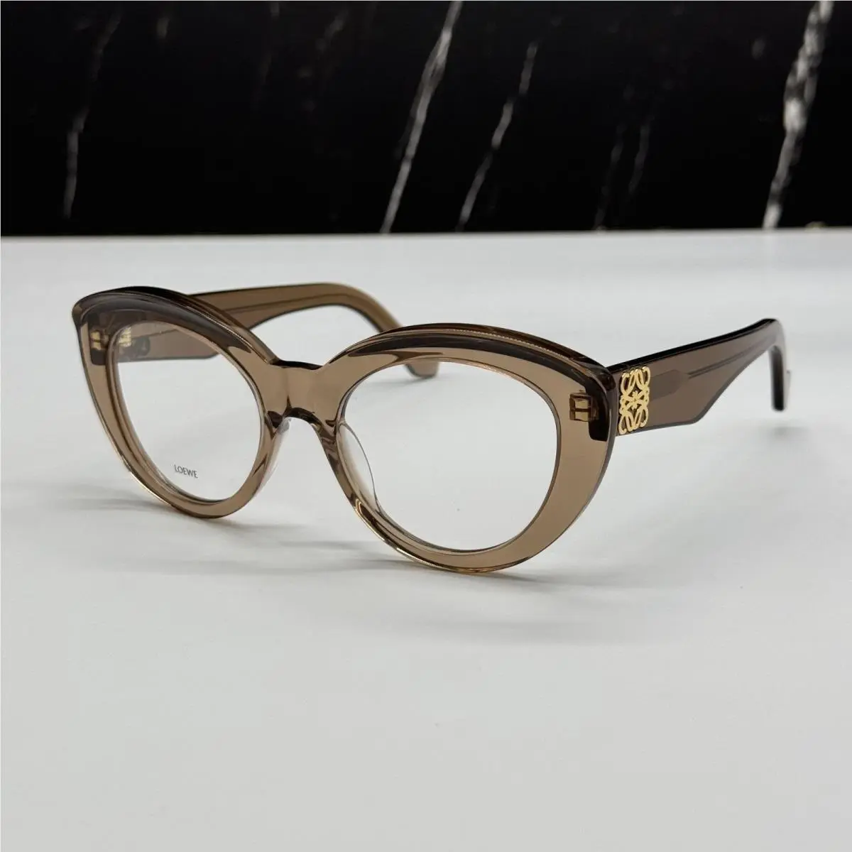 Loewe Brown Clear Women Eyeglasses LW50058I 050