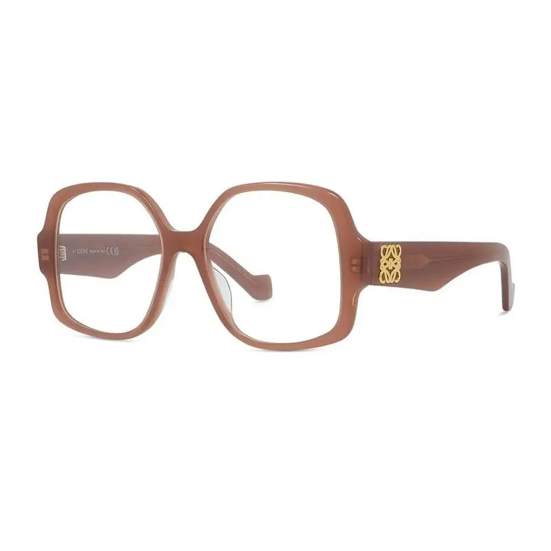 LW50051I 066 Women’s Designer Eyeglasses Shiny Red Acetate Frame by Loewe