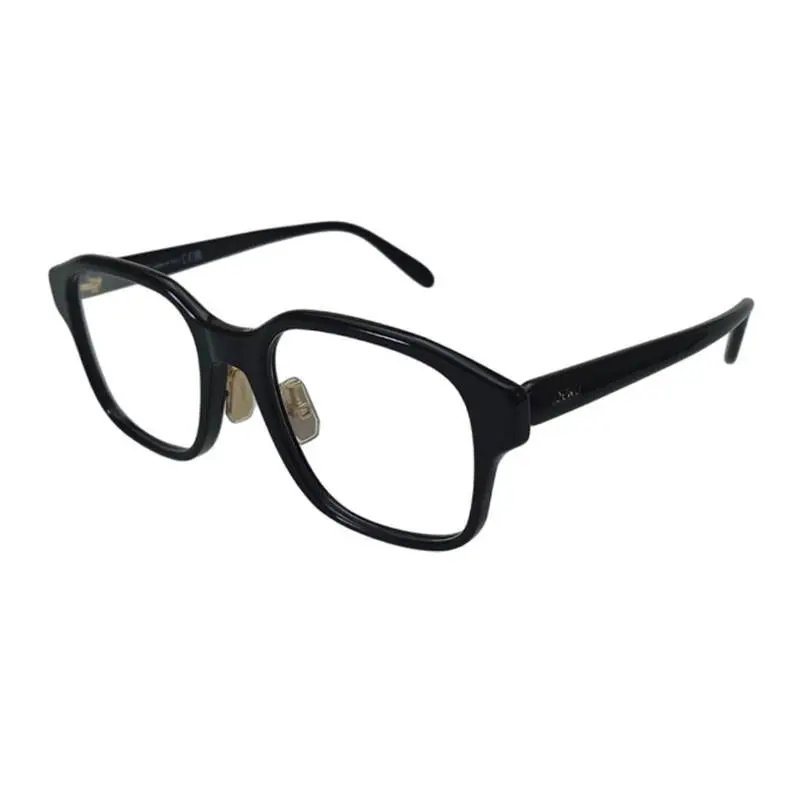 LW50084F 001 Women`s Designer Eyeglasses Shiny Black Acetate 53mm by Loewe