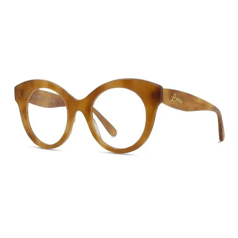 LW50074I 053 Women’s Eyeglasses Blonde Havana Acetate Frame by Loewe