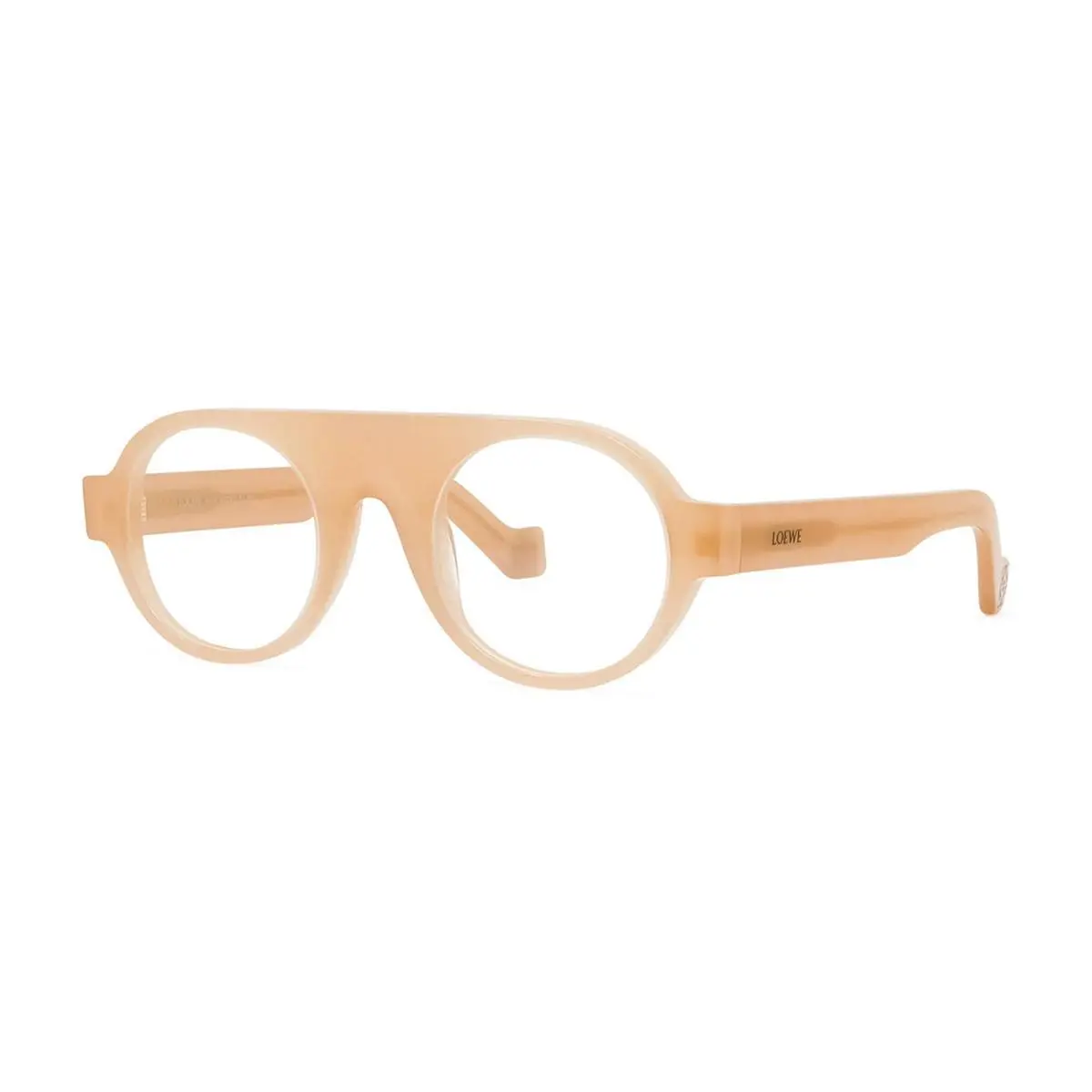 LW50009I 072 Men`s Designer Eyeglasses Light Pink Acetate Frame by Loewe