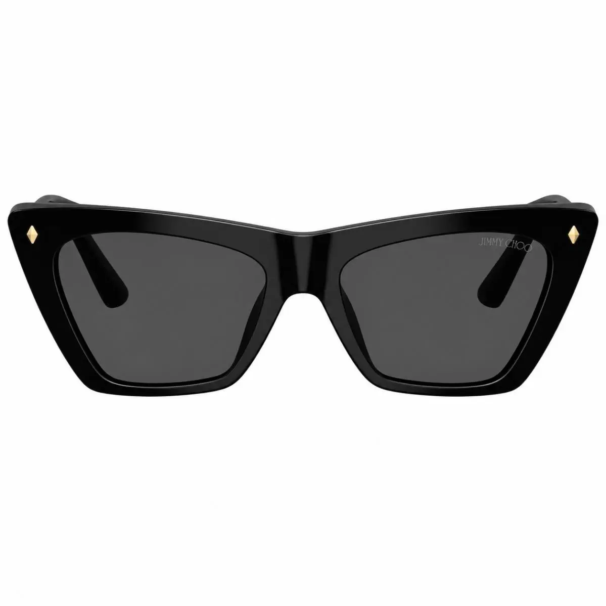 JC 5062U 500087 Black Plastic Cat-eye Sunglasses Grey Lens by Jimmy Choo