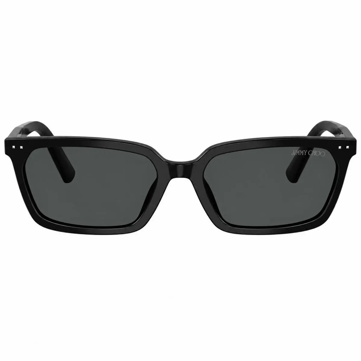 JC 5050U 500087 Black Plastic Rectangle Sunglasses Grey Lens by Jimmy Choo