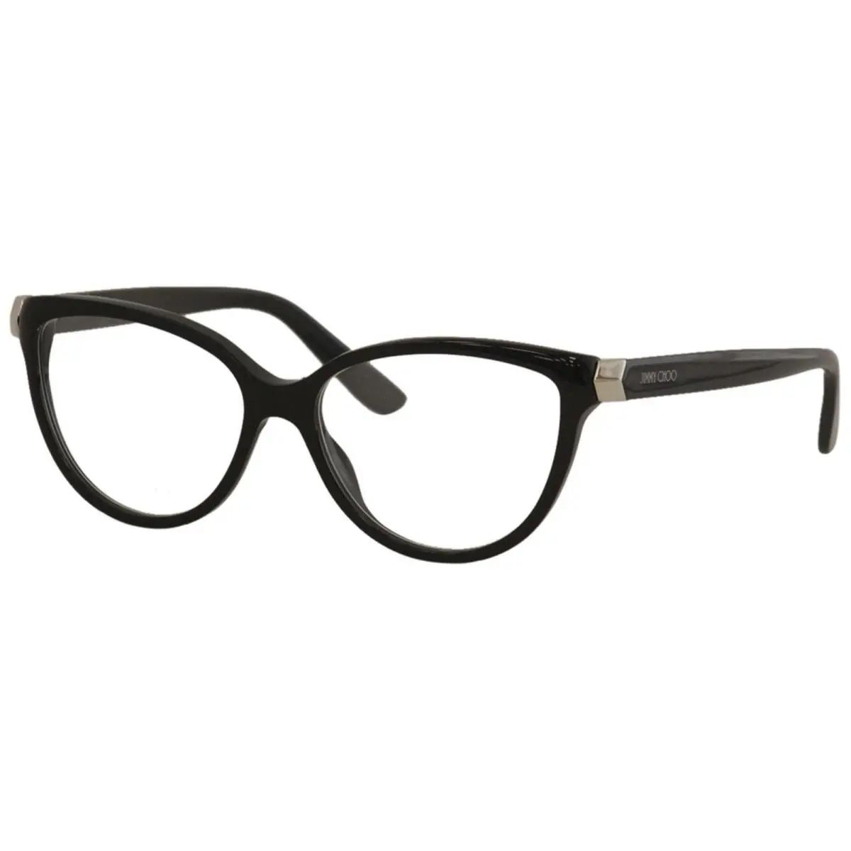 JC226 807 Eyeglasses Women`s Black Full Rim Cat Eye 53mm by Jimmy Choo