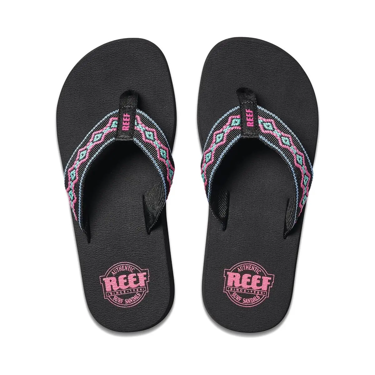 Reef shoes - Black Neon 0