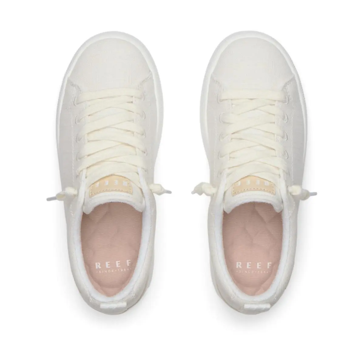 Reef shoes - White Textile (UPC: 196985647795) 1