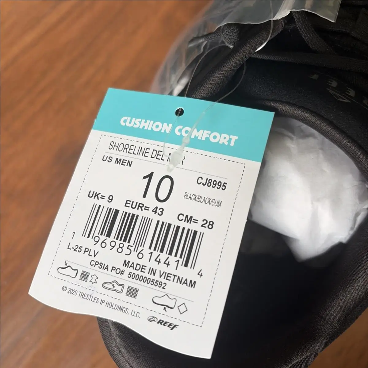 Reef shoes - REEF Shoreline Del Mar - Shoreline Del Mar - Black (UPC: 0196985610393) 2