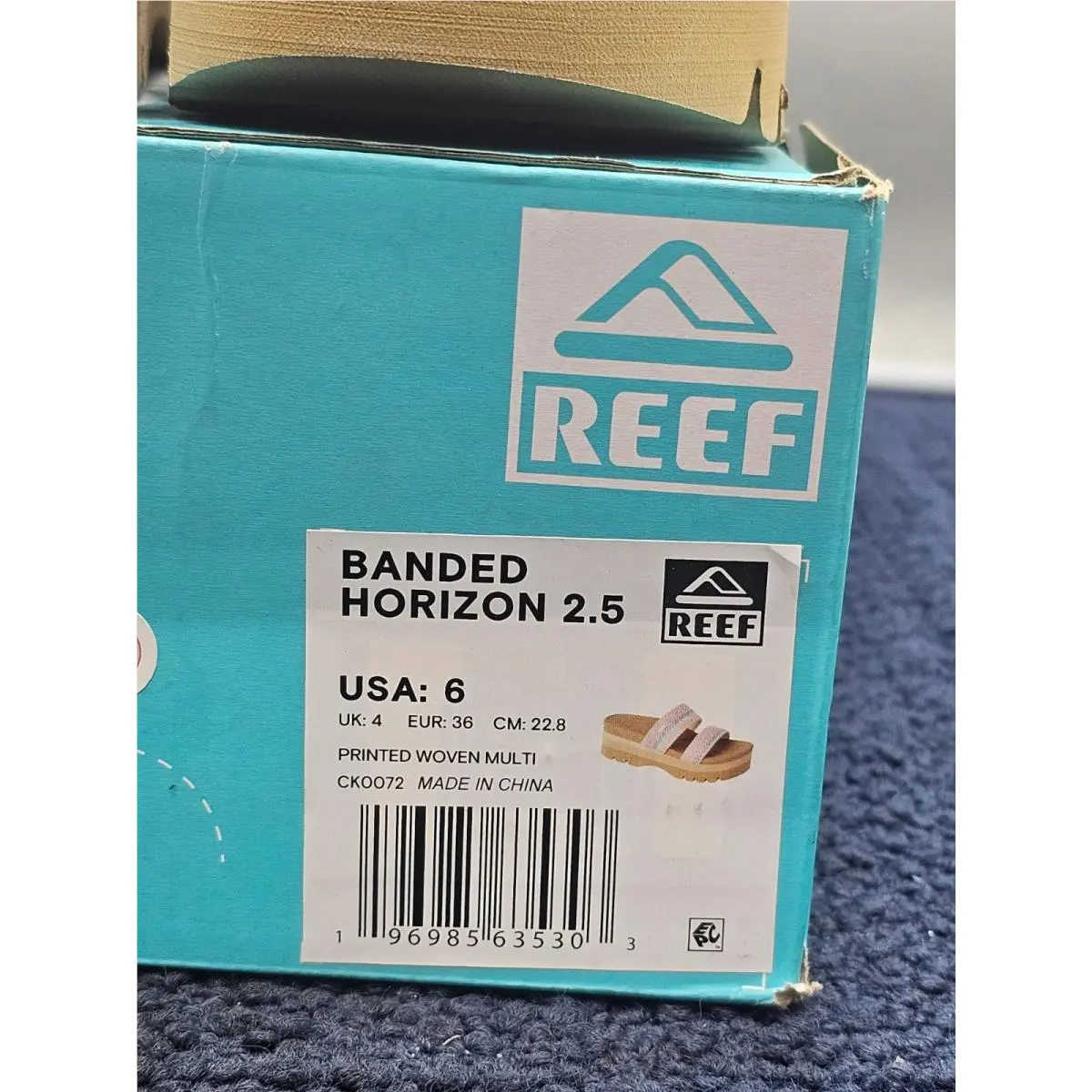 Reef shoes - Banded Horizon 2.5 - Banded Horizon - CK0072 - Printed Woven Multi (UPC: 196985635303) 0