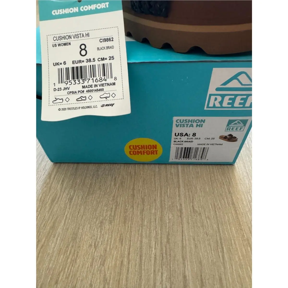 Reef shoes - Reef Cushion Vista Hi - Cushion Vista - Black (UPC: 195333716824) 2