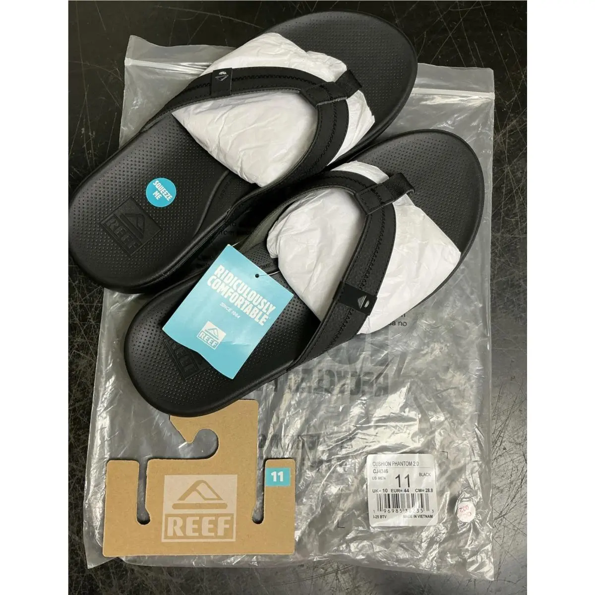 Reef shoes - Cushion Phantom 2.0 Reef Seaside - CJ4346; CI2723 - Black, Navy 1