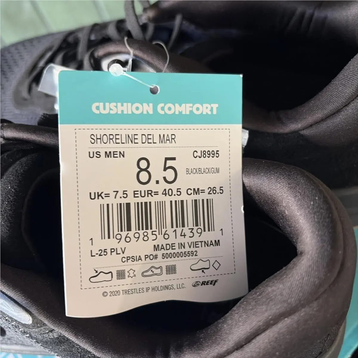 Reef shoes - REEF Shoreline Del Mar - Shoreline Del Mar - Black (UPC: 0196985610393) 4
