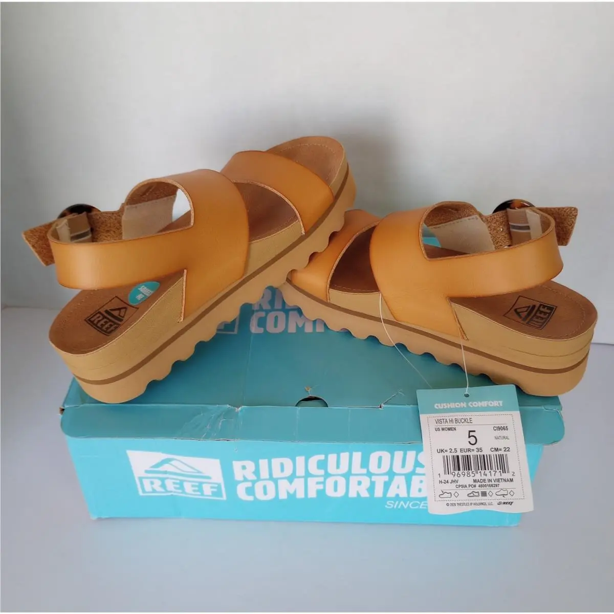Reef shoes - Reef Vista Hi - Vista - Brown 1